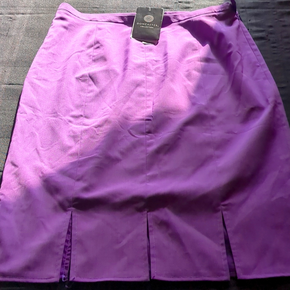 Doncaster shirt purple size 8